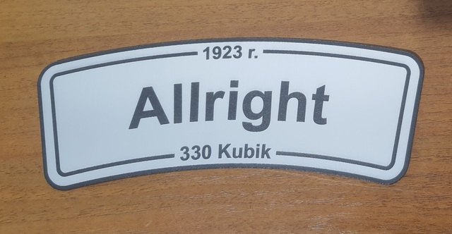 AllRIGHT300 KUBIK 1923